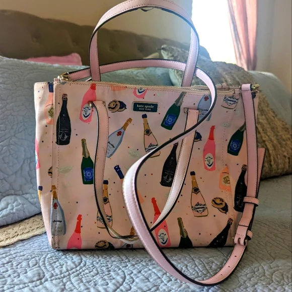 Champagne purse kate spade deals